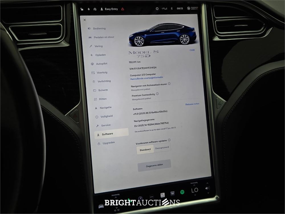 Tesla Model S 75D Base 334pk 2017 (Origineel-NL), RG-038-L