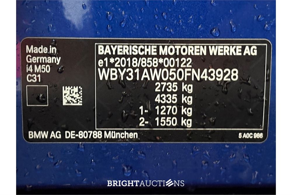 BMW i4 M50 High Executive 84 kWh 2022 (Origineel-NL), R-544-HL