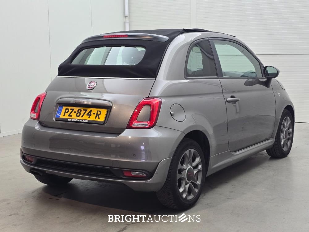 Fiat 500 C TwinAir Turbo Sport 0.9 80pk 2017 (Origineel-NL), PZ-874-R