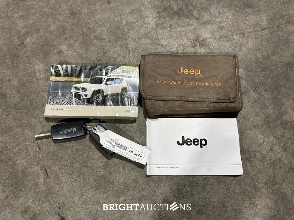 Jeep Renegade 1.4 MultiAir Night Eagle II Lmtd DDCT 140pk 2018 (Origineel-NL+1e eigenaar), XD-557-D 