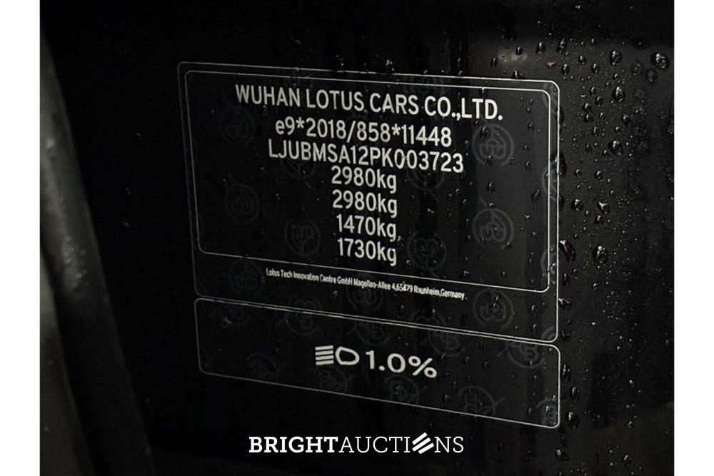 Lotus Eletre EDS 450 4WD 112 kWh 612pk 2023 (Origineel-NL), X-319-JJ