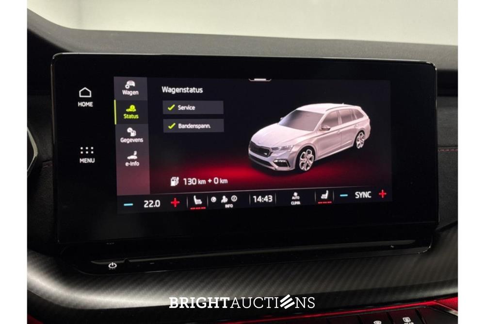 Škoda Octavia Combi RS iV PHEV Business 1.4 TSI 258pk 2021 (Origineel-NL), N-280-KK