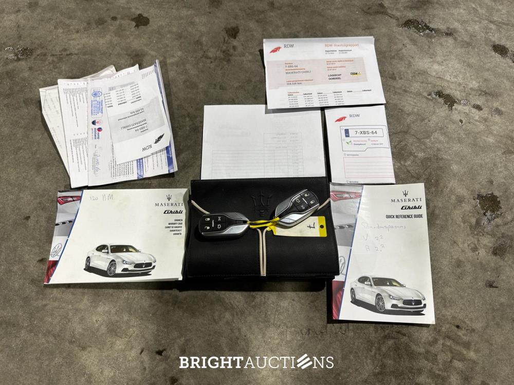 Maserati Ghibli 3.0 V6 330pk 2014 (Origineel-NL), 7-XBS-64
