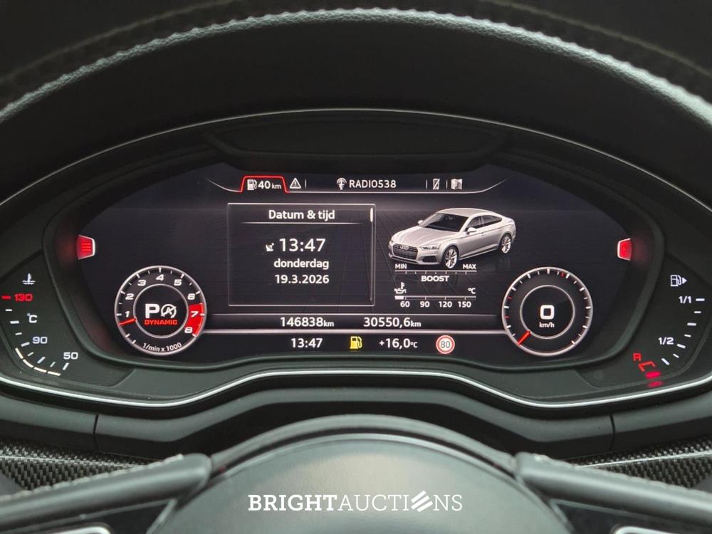 Audi A5 Sportback S5 Pro Line Plus 3.0 TFSI Quattro 354pk 2017, TN-133-S