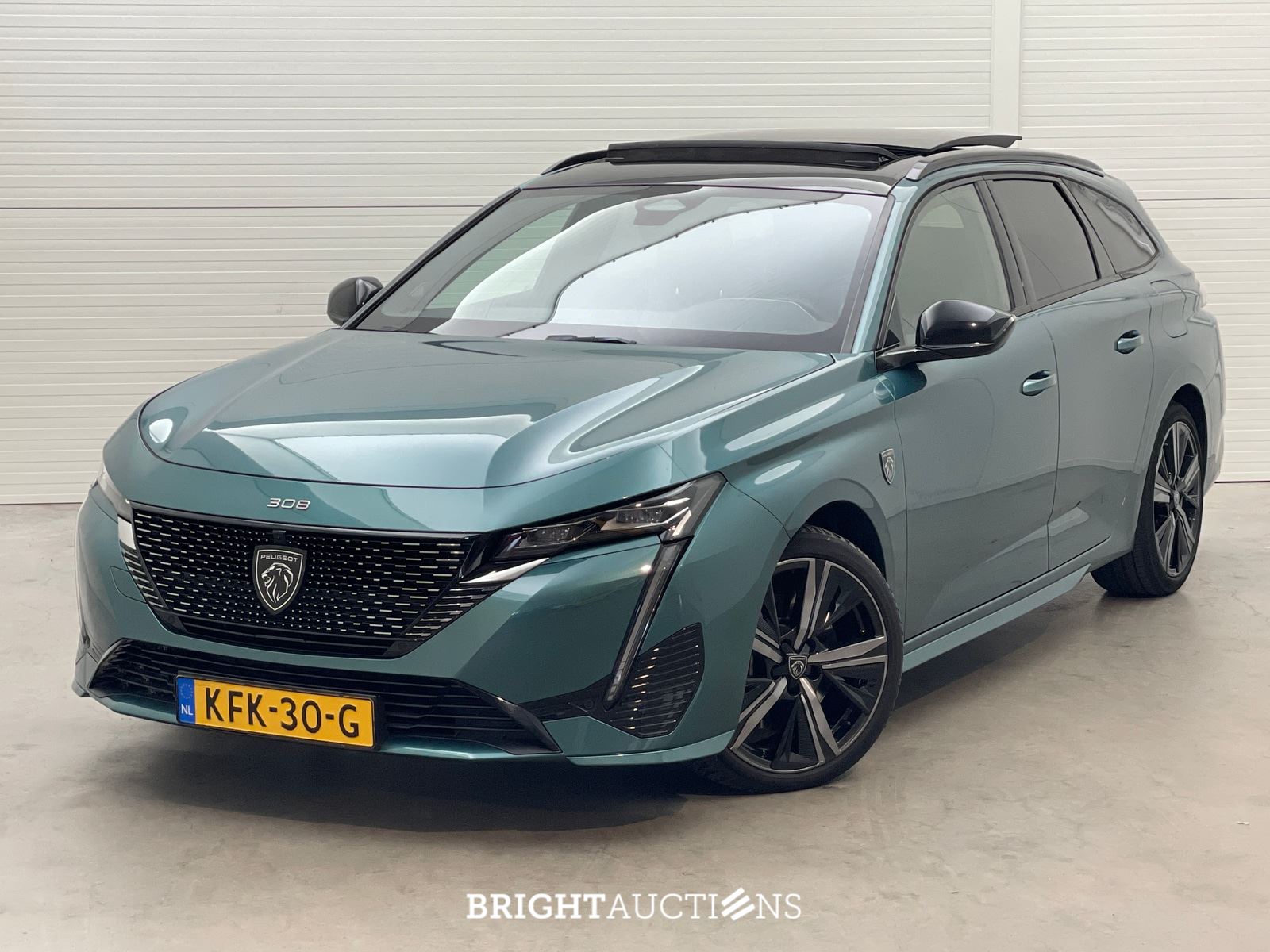 Peugeot 308 SW Plug-in Hybrid 180 GT 1.6 260pk 2022, KFK-30-G – kavel bij Bright Auctions, Netherlands