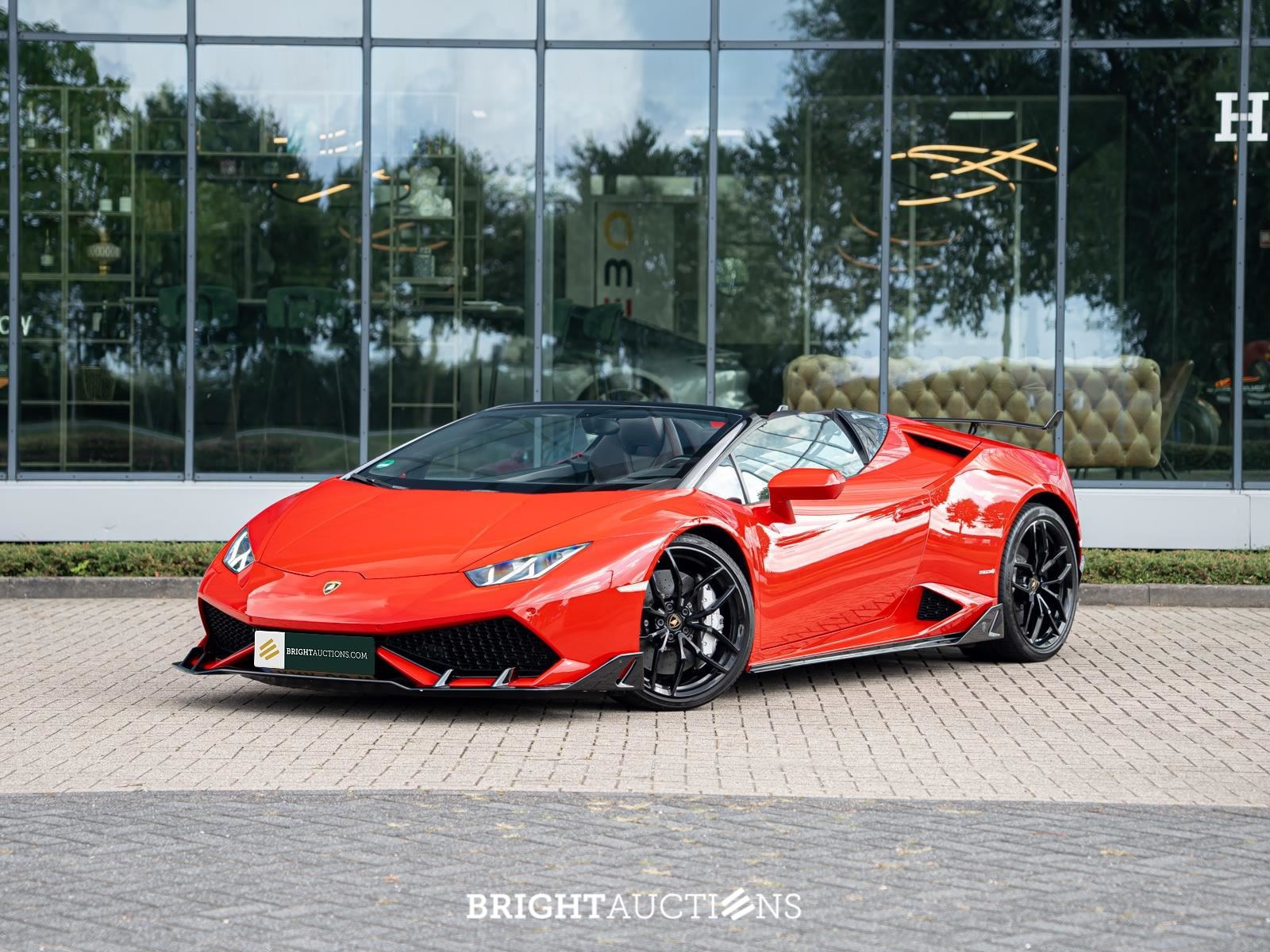 Lamborghini Huracán Spyder LP610-4 5.2 V10 610pk 4WD 2017, KNR-08-N – kavel bij Bright Auctions, Netherlands
