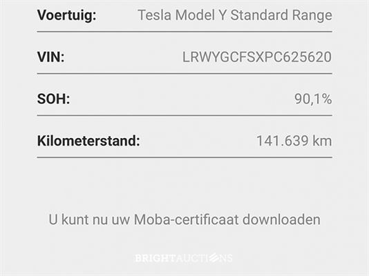 Tesla Model Y RWD 58 kWh 238pk 2022 (Origineel-NL), R-968-ZL