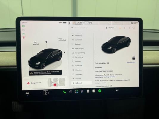 Tesla Model 3 Standard RWD Plus AMD Ryzen 60 kWh 238pk 2023 (Origineel-NL), S-631-SL