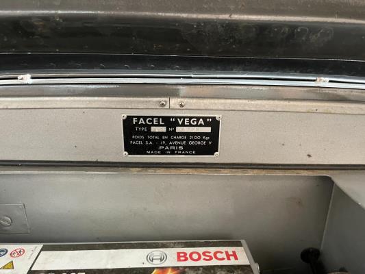 Facel Vega FV3B H-26 (Engine - Chrysler P-31 V8 5.2) 1957