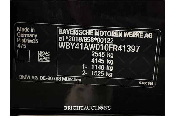 BMW i4 eDrive35 70 kWh 2023 (Origineel-NL), X-963-DD