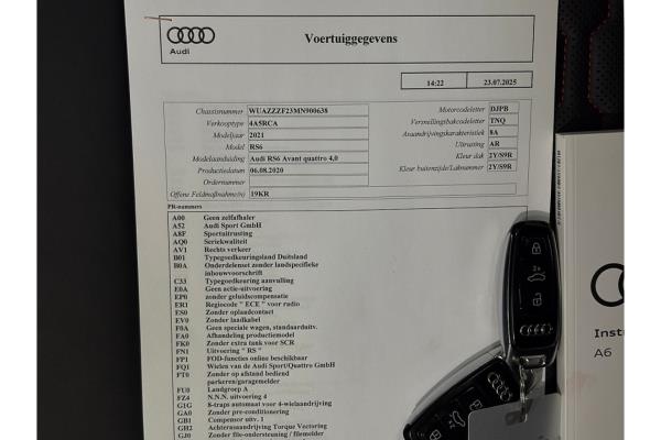 Audi A6 RS6 Avant RS 6 TFSI Quattro 599pk 2020, K-492-JD