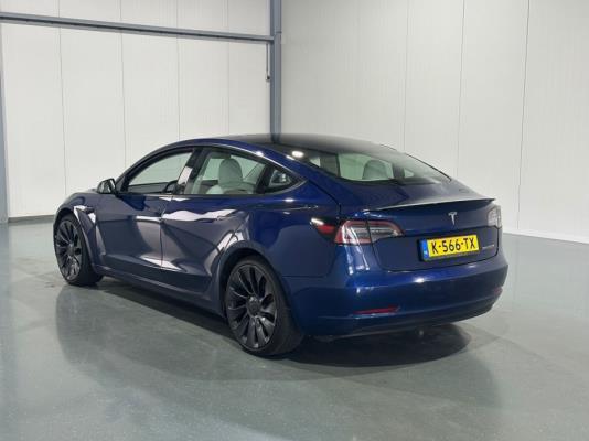 Tesla Model 3 Performance AWD 75 kWh 462pk 2021 (Origineel-NL), K-566-TX