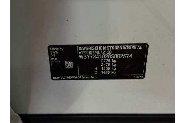 BMW iX3 Executive 80 kWh 286pk 2021 (Origineel-NL), L-873-ZT