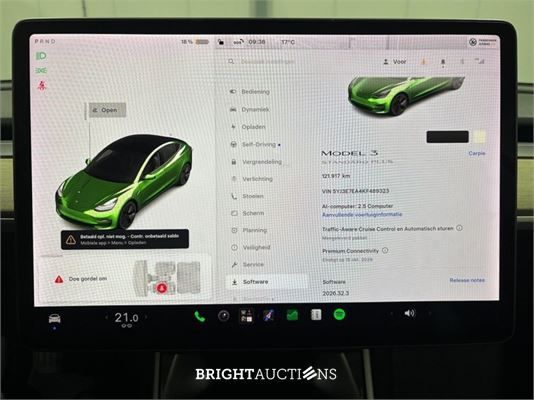 Tesla Model 3 Standard RWD Plus 60 kWh 238pk 2019 (Origineel-NL), G-097-DX