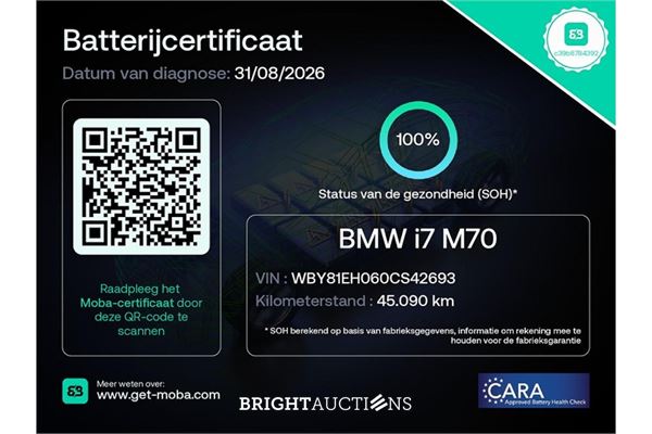 BMW i7 M70 xDrive 106 kWh 2024 (Origineel-NL), GJJ-06-B