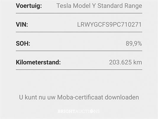 Tesla Model Y RWD 58 kWh 238pk 2023 (Origineel-NL), S-167-PJ