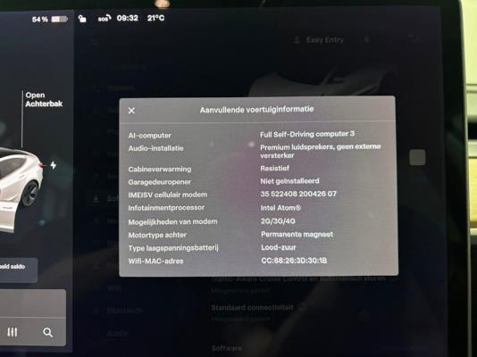 Tesla Model 3 Standard RWD Plus 60 kWh 238pk 2020 (Origineel-NL), H-035-JN
