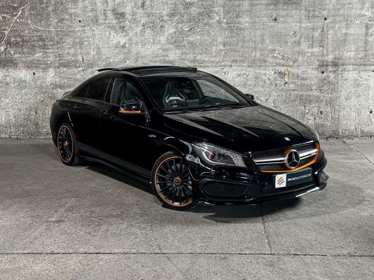 Mercedes-Benz CLA45 4Matic OrangeArt Edition CLA-klasse 360pk 2015, NL-Kenteken