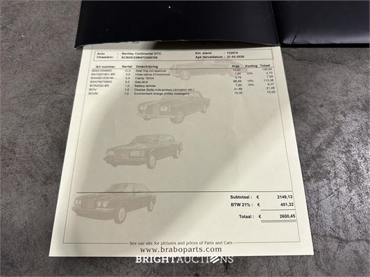 Bentley Continental GTC 6.0 W12 560pk 2012 (Origineel-NL), 47-TT-NB