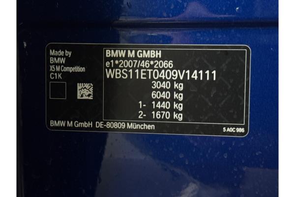 BMW X5 M Competition 625pk 2024, HPG-80-K