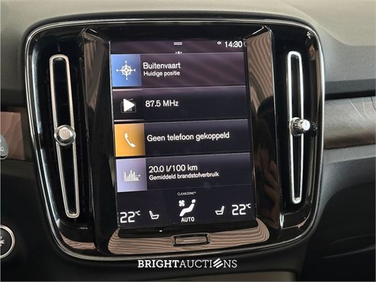 Volvo XC40 T4 Plug-in Hybrid Ultimate Bright 1.5 211pk 2022 (Origineel-NL), R-982-ND