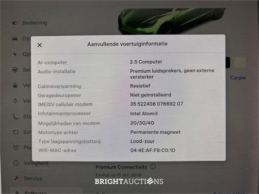 Tesla Model 3 Standard RWD Plus 60 kWh 238pk 2019 (Origineel-NL), G-097-DX