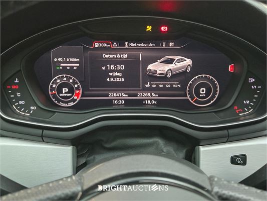 Audi A5 Sportback MHEV Design Pro Line Plus 2.0 TFSI 252pk 2018, P-170-VF