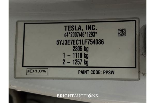 Tesla Model 3 Performance AWD 75 kWh 2020 (Origineel-NL), J-661-HN