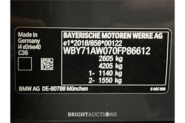 BMW i4 eDrive40 High Executive 84 kWh 2023 (Origineel-NL), T-695-BB