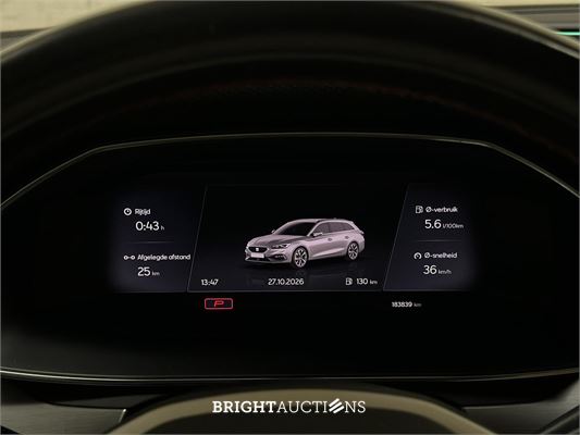 SEAT Leon Sportstourer 2.0 TDI FR Launch Edition 150pk 2020 (Origineel-NL + 1e eigenaar) Automaat, K-471-GB