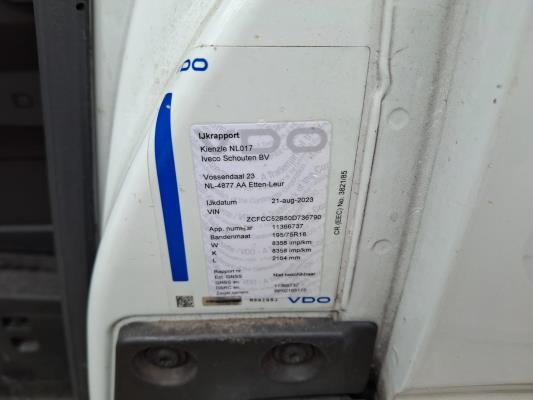 Iveco Daily 50C16 Koelwagen met laadklep 156 pk 2023, 13-BVT-1