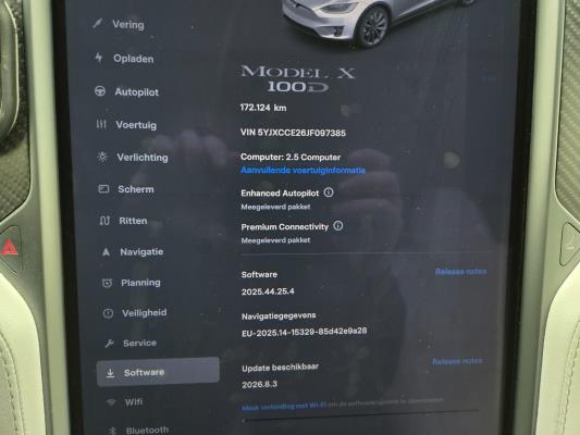 Tesla Model X 7p 418pk 2018 (Origineel-NL), SZ-082-G