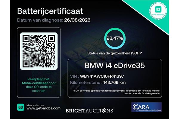 BMW i4 eDrive35 70 kWh 2023 (Origineel-NL), X-963-DD