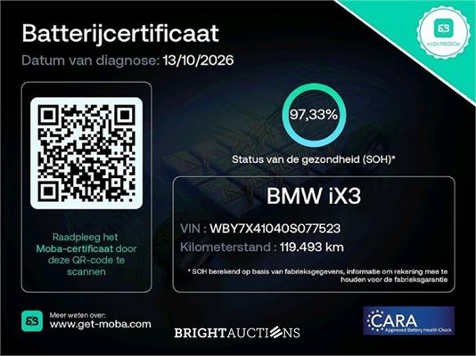 BMW iX3 Executive 80 kWh 286pk 2021 (Origineel-NL), N-603-BV