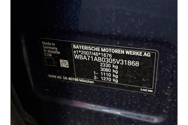 BMW X1 xDrive25e eDrive Edition 220pk 2022 (Origineel-NL), P-724-PG