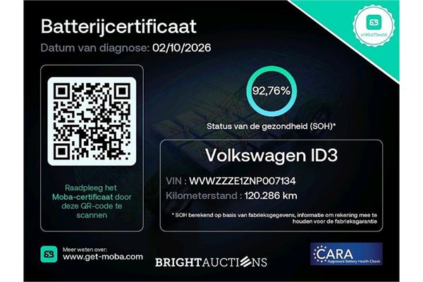 Volkswagen ID.3 Pro 58 kWh 2021 (Origineel-NL), N-883-DN