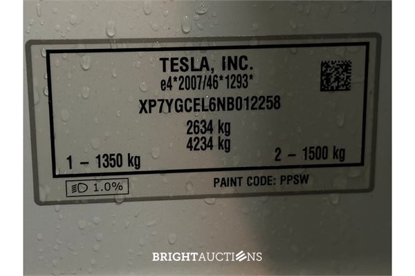 Tesla Model Y Performance AWD 75 kWh 2022, GPF-24-K