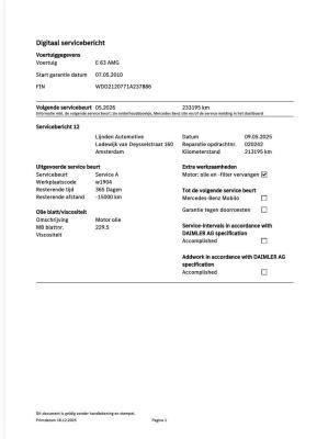 Mercedes-Benz E63 AMG 6.2 V8 -CARBON- 525pk 2010 (Origineel-NL) E-Klasse, 47-LKB-6
