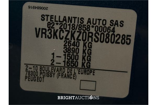 Peugeot 3008 E- GT Avantage 210 73 kWh 2025 (Origineel-NL), HVX-26-G