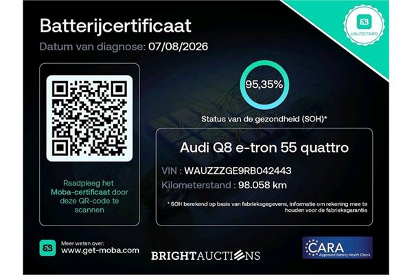 Audi Q8 55 S Edition Competition Quattro 115 kWh 2024 (Origineel-NL), Z-182-HF