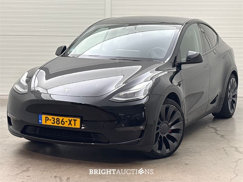 Tesla Model Y Performance AWD 75 kWh 463pk 2022 (Origineel-NL), P-386-XT – kavel bij Bright Auctions