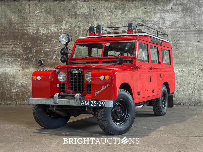 Land Rover 109 Series II BRANDWEER 78pk 1969, AM-25-29 – kavel bij Bright Auctions