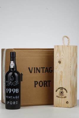 REAL VINICOLA VINTAGE PORT 1998 - Real Vinicola - 6 Bottles - Owc 1