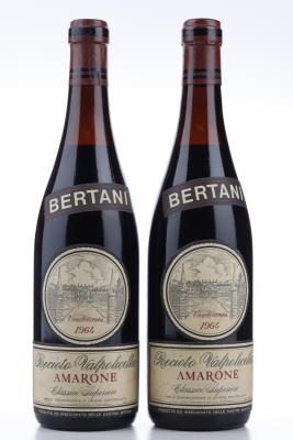 AMARONE DELLA VALPOLICELLA CLASSICO SUPERIORE RECIOTO  1964 - Bertani - 2 Bottles
