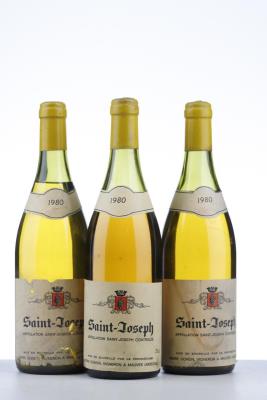 SAINT JOSEPH BLANC 1980 - Pierre Gonon - 3 Bottles