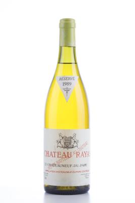 CHATEAUNEUF DU PAPE BLANC RAYAS  1989 - Reynaud - 1 Bottle