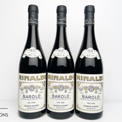 BAROLO TRE TINE 2010 - Giuseppe Rinaldi - 3 Bottles