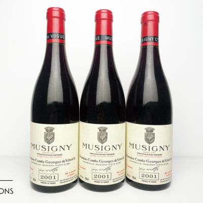 MUSIGNY CUVEE VIEILLES VIGNES 2001 - Comte de Vogue - 3 Bottles