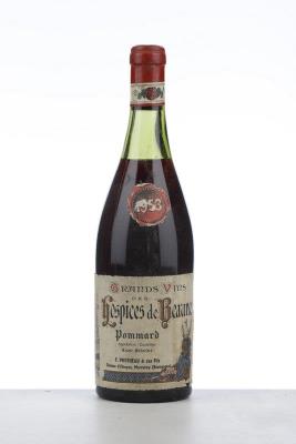 BEAUNE HOSPICES DE BEAUNE POMMARD CUVEE BILLARDET 1953 - Protheau - 1 Bottle