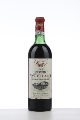 PONTET CANET 1970 - Cruse - 1 Bottle